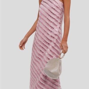 Tuckernuck strapless Pink Sequin Dress